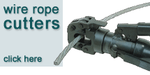 wire & cable cutters for all sizes of wire rope