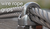 wire rope grips from 2mm up to 22mm