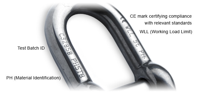 PH Shackle Markings PH Shackle Markings