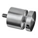 Flat Mount Long Round Glass Clamp