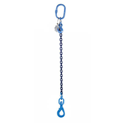 1 Leg Lifting Chain Sling with Swivel S/L Hook - Grade 100