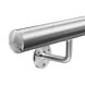 Handrail with Angle Plate Bracket
