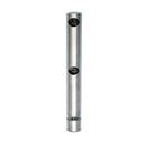 Double End Post - Glass Mount - 10mm Bar Railing