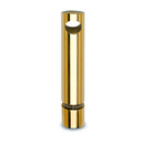 Mid Post - Glass Mount - Brass Finish - 10mm Bar Rail