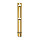 Double Mid Post - Glass Mount - Brass - 10mm Bar Rail