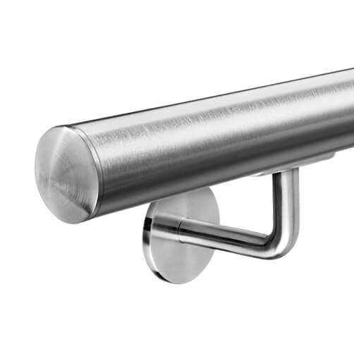 Handrail with Invisible Fixing Plate Bracket
