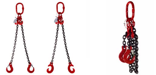 Lifting Chain Slings - 2 Leg - Grade 80 and Grade 100