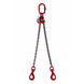 2 Leg Lifting Chain Sling with Swivel S/L Hook - Grade 80