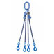 4 Leg Lifting Chain Sling with Swivel S/L Hook - Grade 100