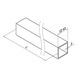 40mm Stainless Steel Tube Square Section - Technical