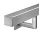 Square Handrail with Angle Plate Bracket