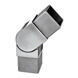 Square Adjustable Tube Connector - Stainless Steel