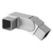 Square 90° Adjustable Connector - Right - Stainless Steel