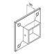 Wall Mount Square Flange Fixing - Depth