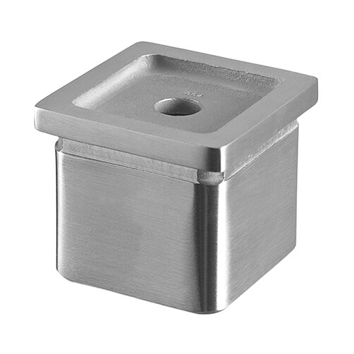 Square Balustrade Mounting Adapter - Stainless Steel