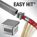Easy Hit Stainless Steel Square Balustrade End Cap