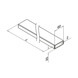 60x20mm Stainless Steel Tube - Handrail - Dimensions