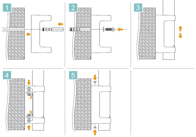 60x30 Baluster Mounting Bracket Installation