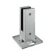 Stainless Steel Square Floor Mounting Base Glass Clamp