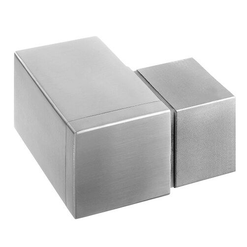 Juliet Balcony Square Wall Flange - Stainless Steel