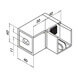 Juliet Balcony Stainless Steel Square Wall Flange Diagram