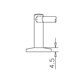 6mm End Post Bracket - Bar Railing - Profile