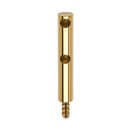 Double End Post - 6mm Bar Rail - Brass Finish