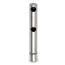 Double End Post - Glass Mount - 6mm Bar Railing