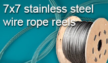 7x7 Stainless Steel Wire Reels
