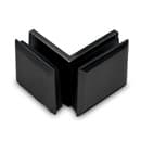 Cubicle Glass Clamp - 90 Deg Glass - Square - Anthracite