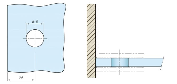 Glass Drilling Guide for Installation