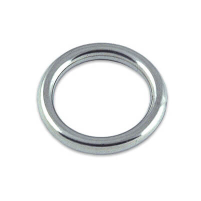 Round Ring Stainless Steel Mooring Rings 10 x 6mm x 35mm Marine 