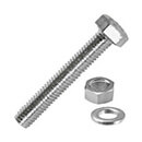 Hex Head Set Screw with Nut and Washer