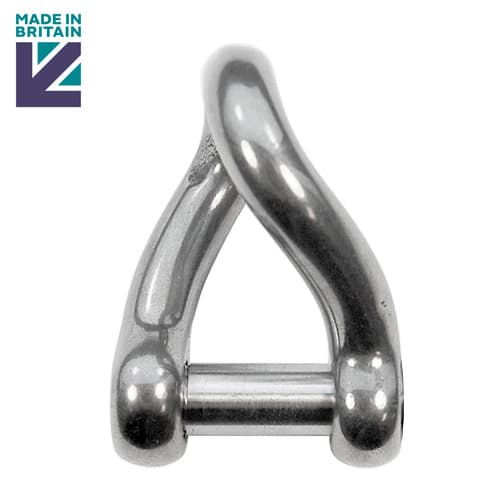 Stainless Steel Twist Shackle with Socket Head Pin