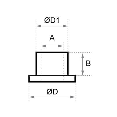 Shelf Holder 8mm - Dimensions- 3mm x M10 Posilock Display System