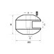 Single Deco Holder Dimensions- Posilock Display System