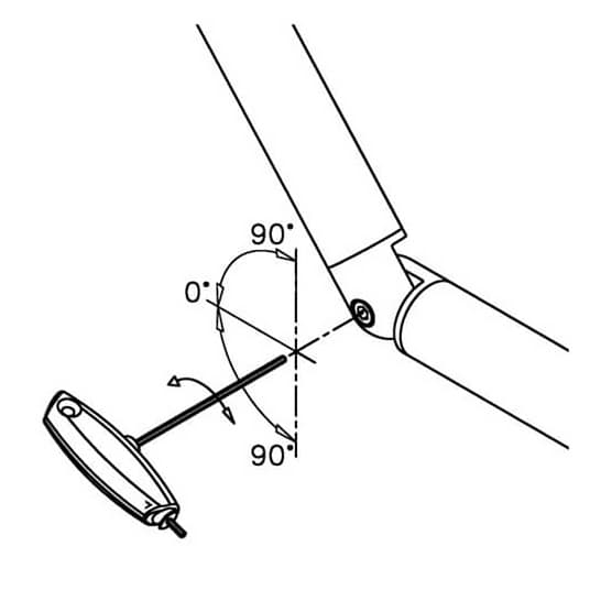 Tube Connector - Adjustable Elbow - Adjustment