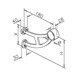 Bar Foot Rail Bracket - Angle Stem - Bar Mount - Dimensions