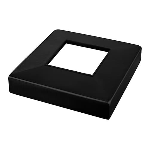 Black Cover Cap for Square Base Glass Clamp