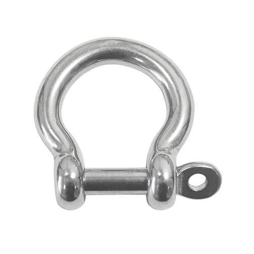 Bow Shackle with Captive Pin - Stainless Steel