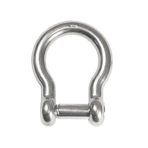 Bow Shackle with Hexagon Socket Pin - Stainless Steel