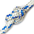 Blue Braid on Braid Polyester Rope