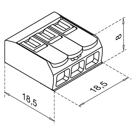 Cable Splitter - Dimensions