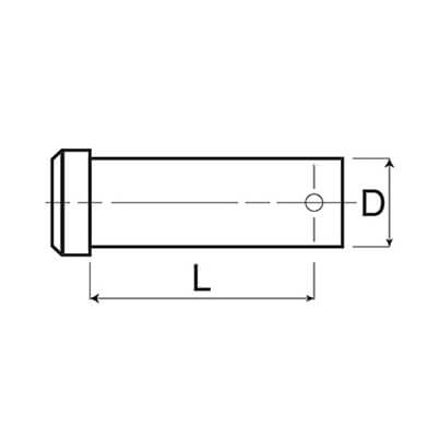 Stainless Steel Clevis Pin Diagram