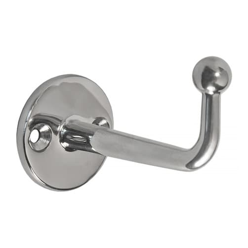 Coat Hook - Round Base with Ball End