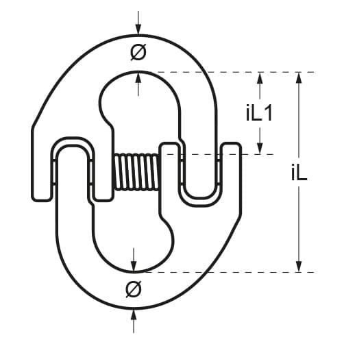 Connecting Link - Duplex - Dimensions