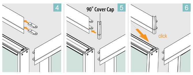 Handrail Cover Cap - Installation