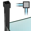 Corner Post - Anthracite - Glass Partition Walls