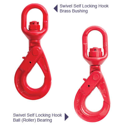 Swivel Hook - Self Locking - Grade 80