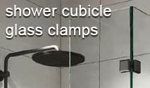 Shower Cubicle - Glass Clamps